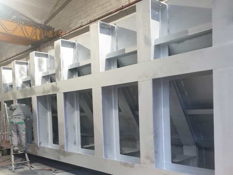Verniciature e sabbiature in cantiere dal cliente eseguite da ma.gia srl bergamo brescia